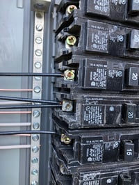 Double tap in electrical panel