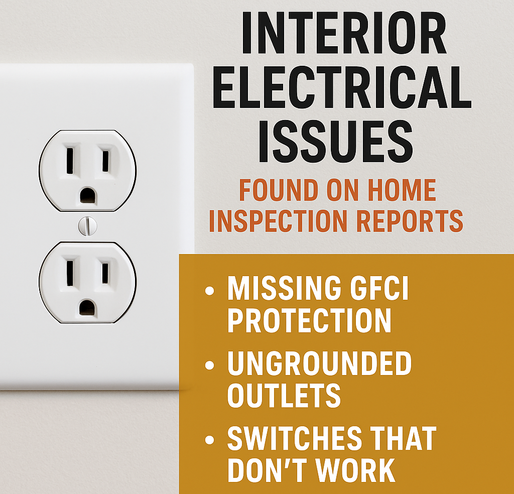 Issue Found Interior Electrical Issues Commonly Found on Home Inspection Reports